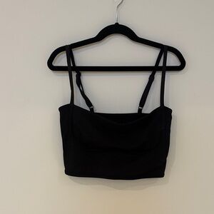 ALO Airbrush Streamlined Bra Tank Black